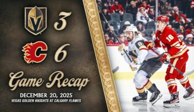 HIGHLIGHTS | Calgary Flames 6, Vegas Golden Knights 3 | Dec. 20, 2025