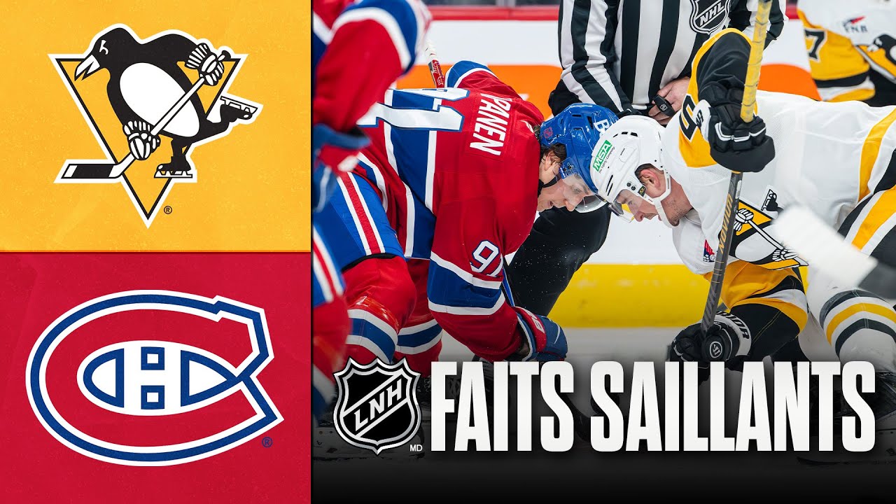 Penguins vs Canadiens | 20/12/25 | Faits saillants