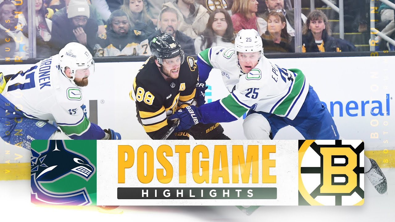 CONDENSED GAME: Boston Bruins vs. Vancouver Canucks - 12/20/2025