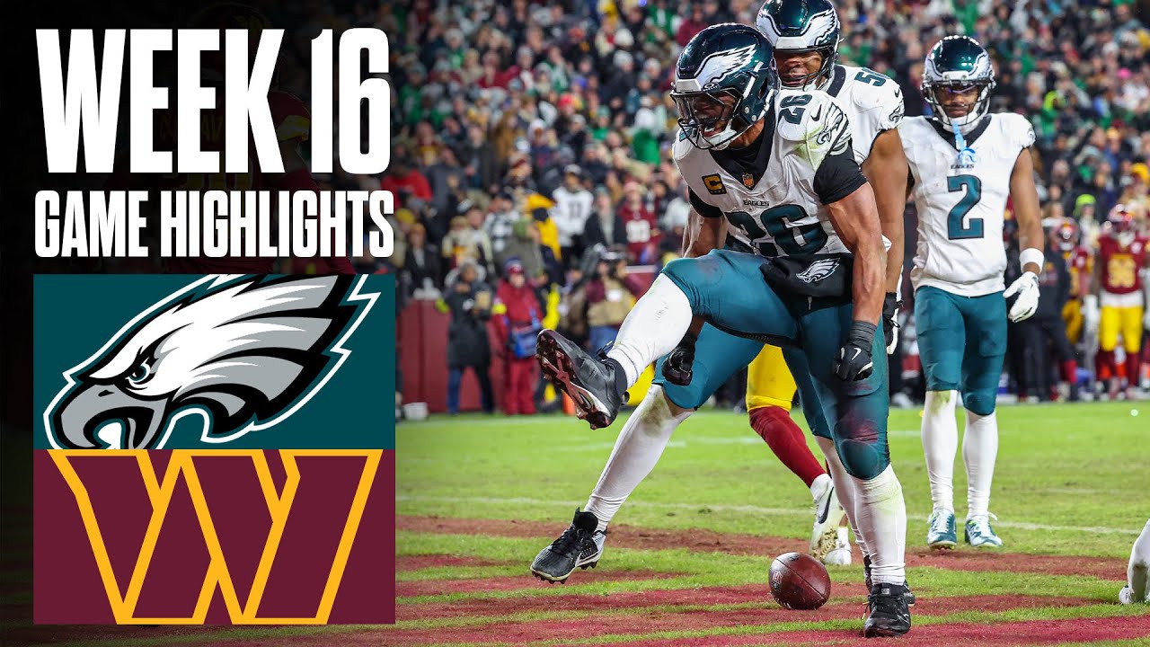 Eagles At Commanders | Week 16 Highlights