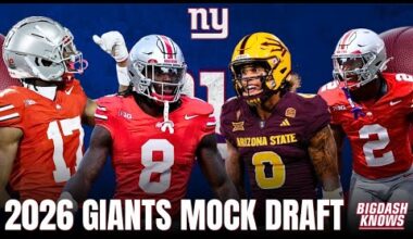 2026 New York Giants Mock Draft | The Trade Back!!!
