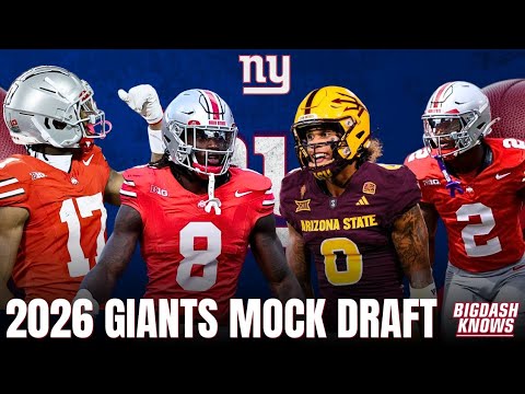 2026 New York Giants Mock Draft | The Trade Back!!!