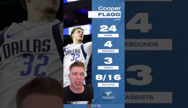 Dallas Mavericks Offense CRUMBLES vs 76ers, Cooper Flagg's Last Game as an 18-year-old