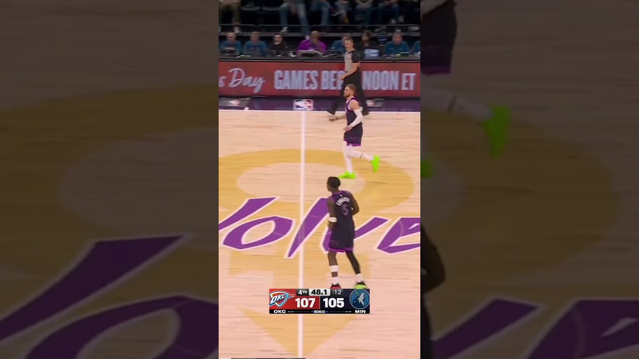 What a FANTASTIC FINISH for the @timberwolves