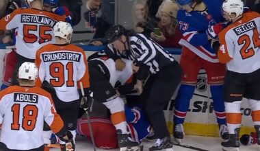Brennan Othmann Doesn't Like Hit From Nicolas Deslauriers