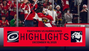 Panthers vs Hurricanes Highlights | COMEBACK CATS WIN THRILLER!!! | 12.19.25