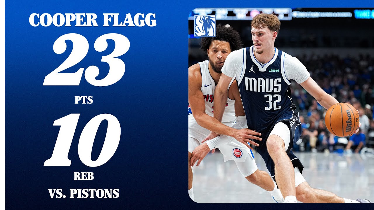 Cooper Flagg (23 PTS 10 REB) vs. Detroit Pistons | December 18, 2025