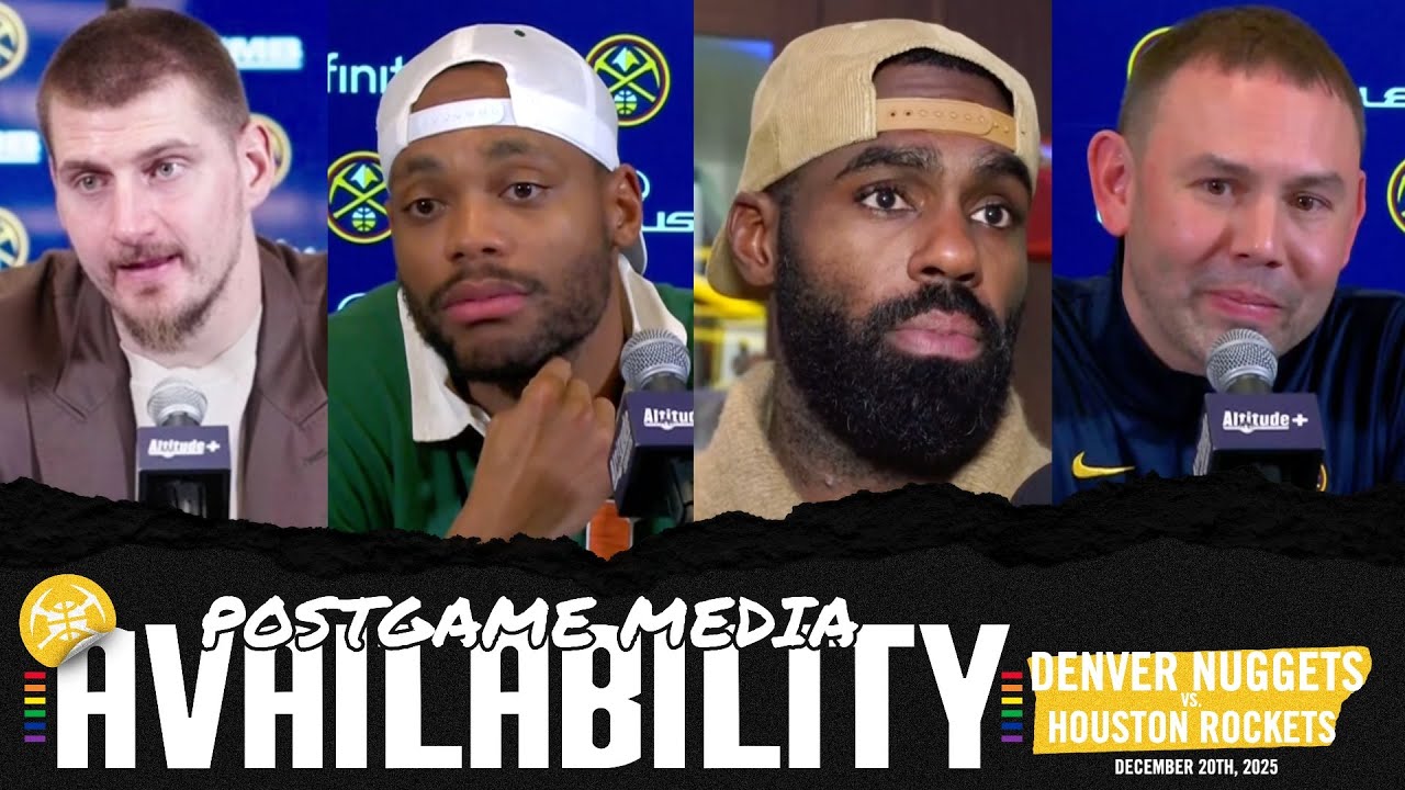 Denver Nuggets Postgame Media vs. HOU🎙️