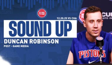Post-Game Press Conference: Duncan Robinson | Pistons vs. Hornets | 12.20.2025