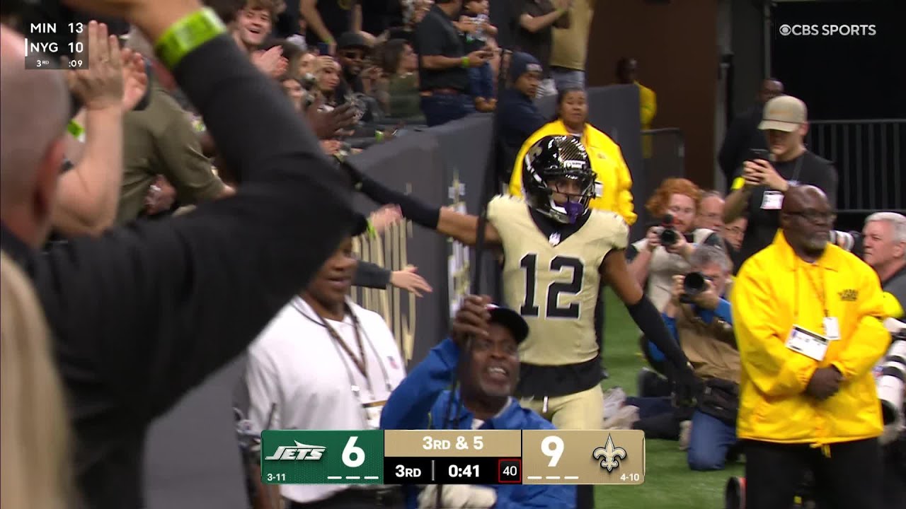 Shough DOTS up Olave for a Saints' TD