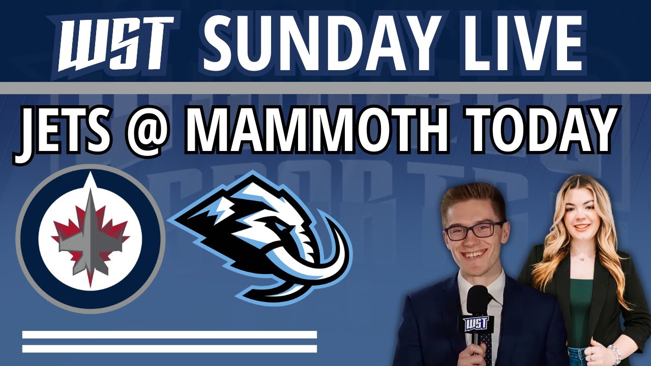 Winnipeg Jets at Utah Mammoth tonight | WST Sunday Live