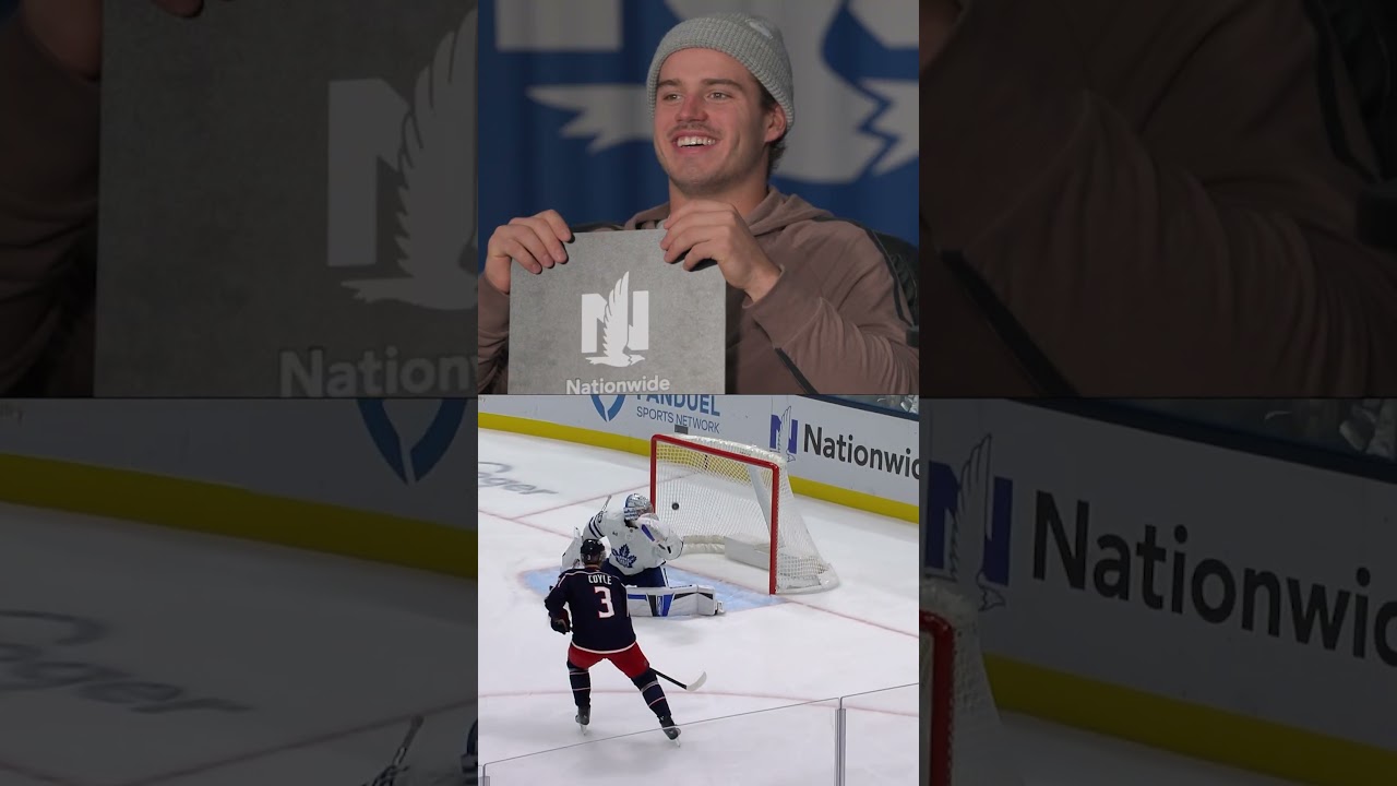 OLLIE SNIPE!! 🔥 Cole Sillinger and Adam Fantilli Blind Rank October's Goals!