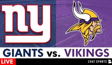 Giants vs. Vikings Live Streaming Highlights, Scoreboard, Free Play-By-Play | NFL Week 16