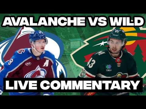 Colorado Avalanche Vs Minnesota Wild LIVE COMMENTARY! | 2025-26 NHL Season