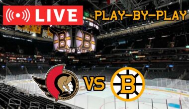 LIVE: Ottawa Senators VS Boston Bruins Commentary/Scoreboard!! #nhlbruins
