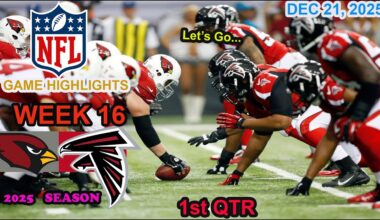 Arizona Cardinals vs Atlanta Falcons Week 16 Game 1st QTR  Highlights NFL  DEC 21, 2025