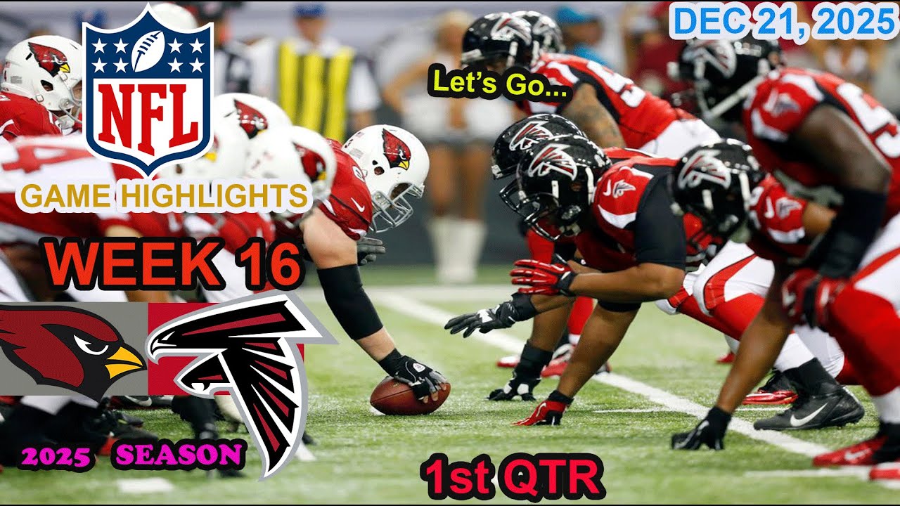 Arizona Cardinals vs Atlanta Falcons Week 16 Game 1st QTR  Highlights NFL  DEC 21, 2025