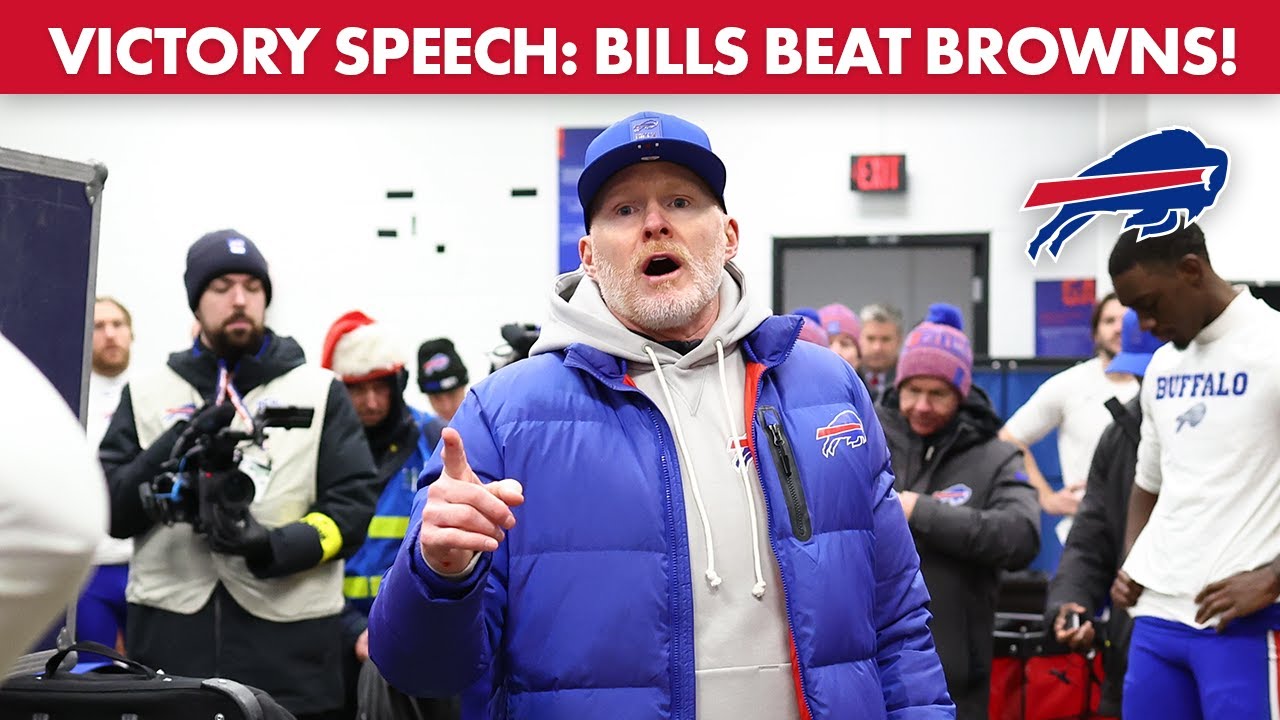 Inside the Bills Locker Room After Win Over Cleveland Browns! | Buffalo Bills