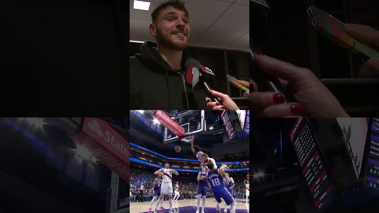 that was wild 🤯 Donovan Clingan rewatched Shaedon's MONSTER jam