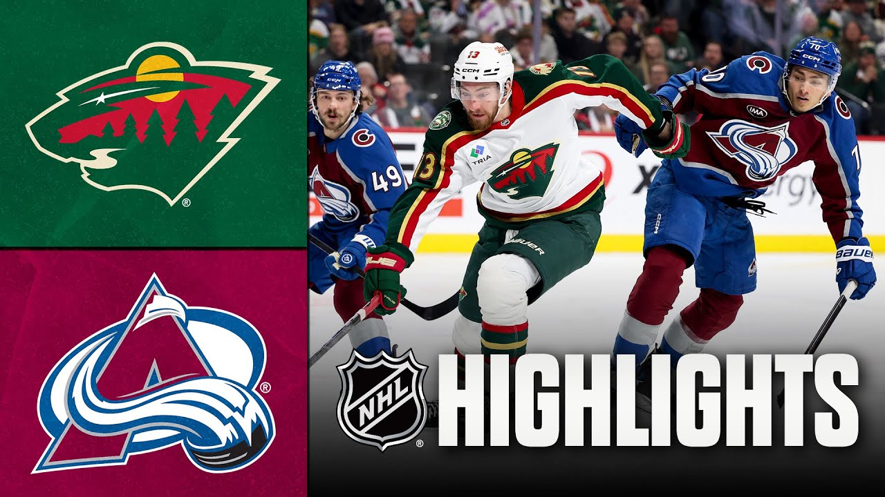 Avalanche vs. Wild | NHL Highlights | December 21, 2025