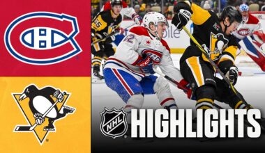 Canadiens vs. Penguins | NHL Highlights | December 21, 2025