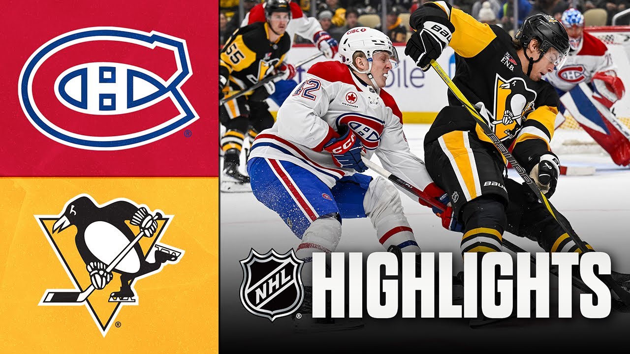 Canadiens vs. Penguins | NHL Highlights | December 21, 2025