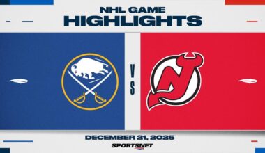 NHL Highlights | Sabres vs. Devils - December 21, 2025