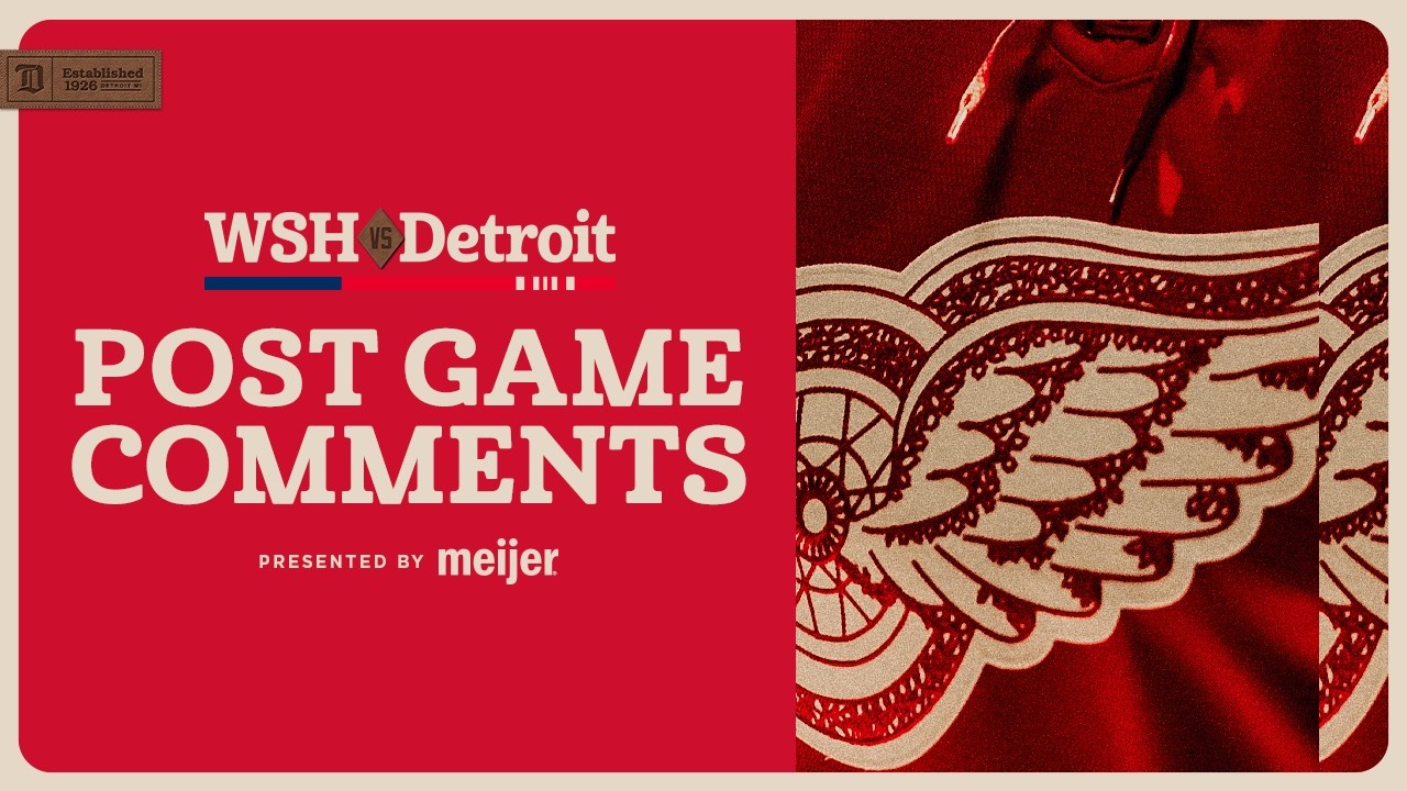 Cam Talbot, Moritz Seider, Todd McLellan Post Game Comments vs. WSH | Dec. 21, 2025