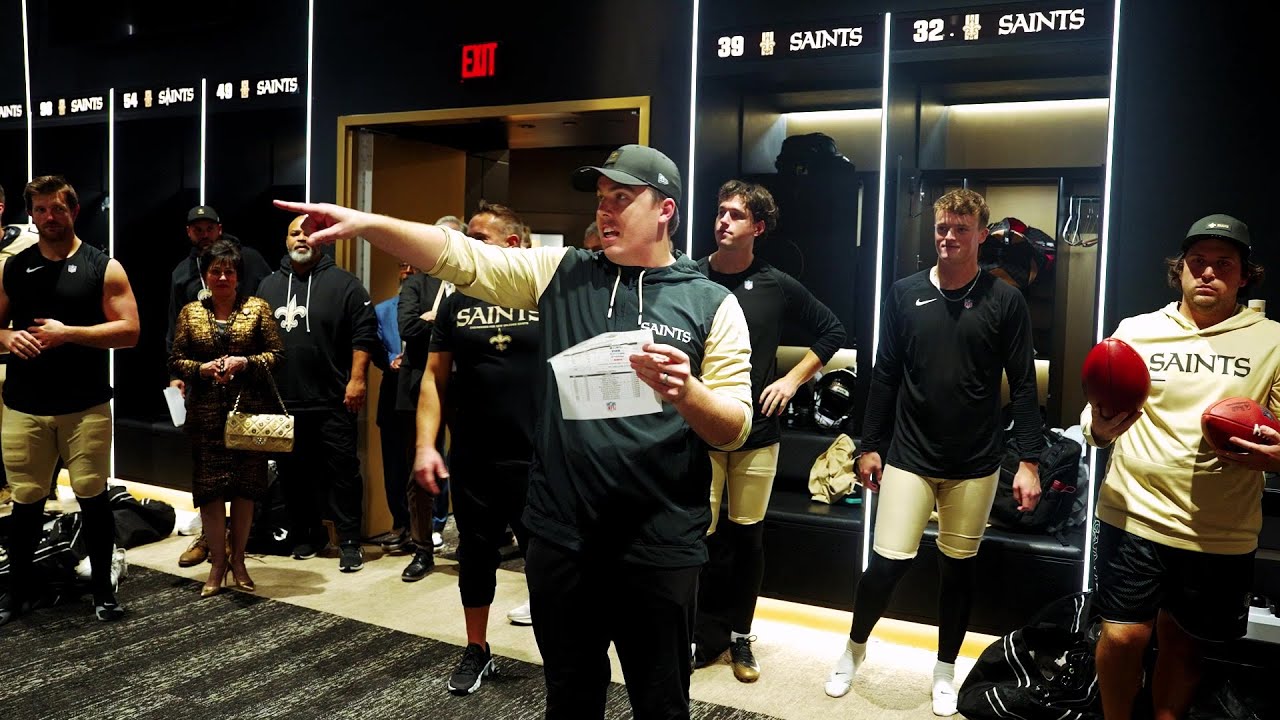 Saints Locker Room After Week 16 Win vs. Jets