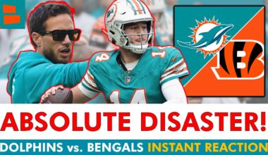Quinn Ewers STRUGGLES In Blowout Loss! Fire Mike McDaniel! Dolphins vs. Bengals INSTANT REACTION