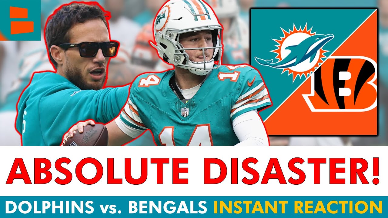Quinn Ewers STRUGGLES In Blowout Loss! Fire Mike McDaniel! Dolphins vs. Bengals INSTANT REACTION
