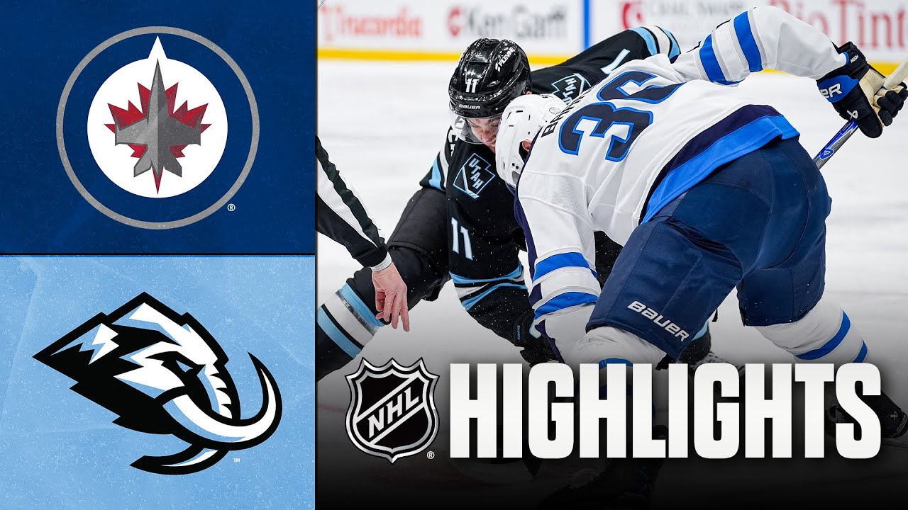 Jets vs. Mammoth | NHL Highlights | December 21, 2025