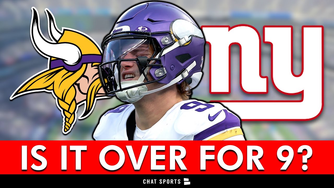 🚨J.J. MCCARTHY GETS HURT AGAIN! Vikings-Giants INSTANT REACTION!
