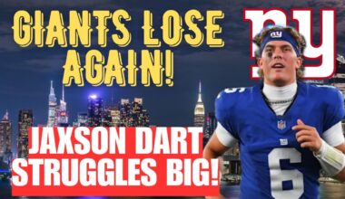 New York Giants Retain #1 Pick as Jaxson Dart STRUGGLES Mightily!