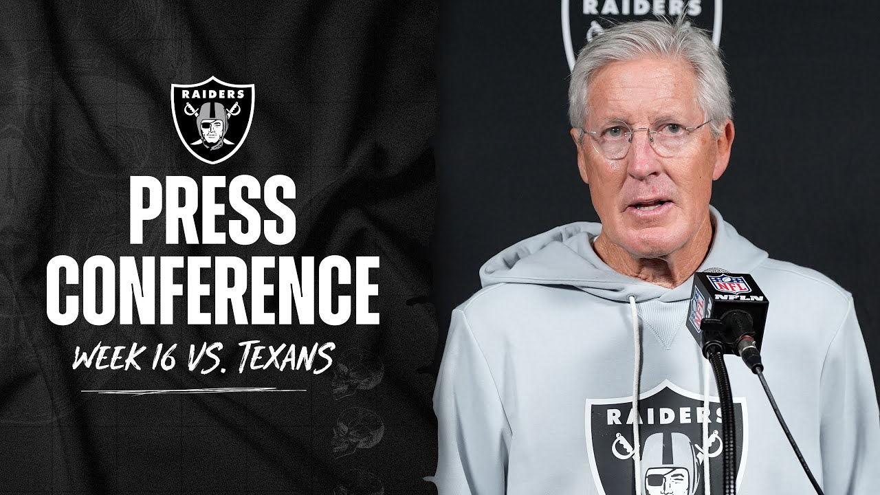 Pete Carroll, Geno Smith and Ashton Jeanty Postgame Presser - 12.21.25 | Week 16