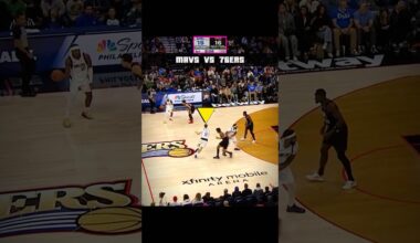 Cooper Flagg x VJ Edgecombe Battling It Out…⚔️ Mavs vs 76ers #nba #shorts