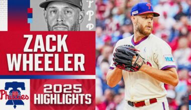 16 minutes of Zack Wheeler's 2025 MLB highlights with the Phillies! 🔔 (2.71 ERA, 0.93 WHIP, 195 K)
