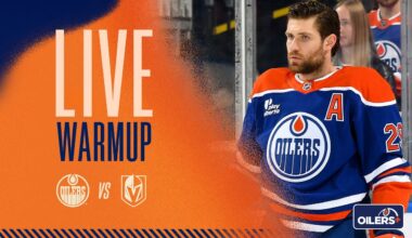 LIVE | Warmup  -  Oilers vs Golden Knights