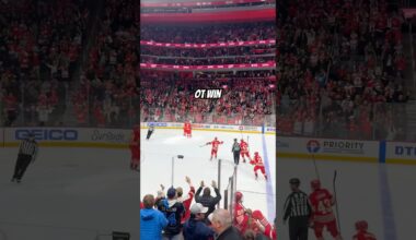 Mo Seider nets OT game-winner vs. the Capitals at Little Caesars Arena