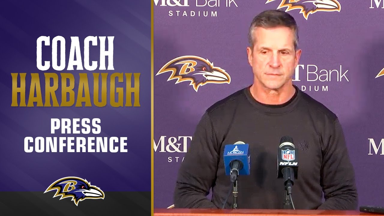 John Harbaugh Provides an Update on Lamar Jackson | Baltimore Ravens
