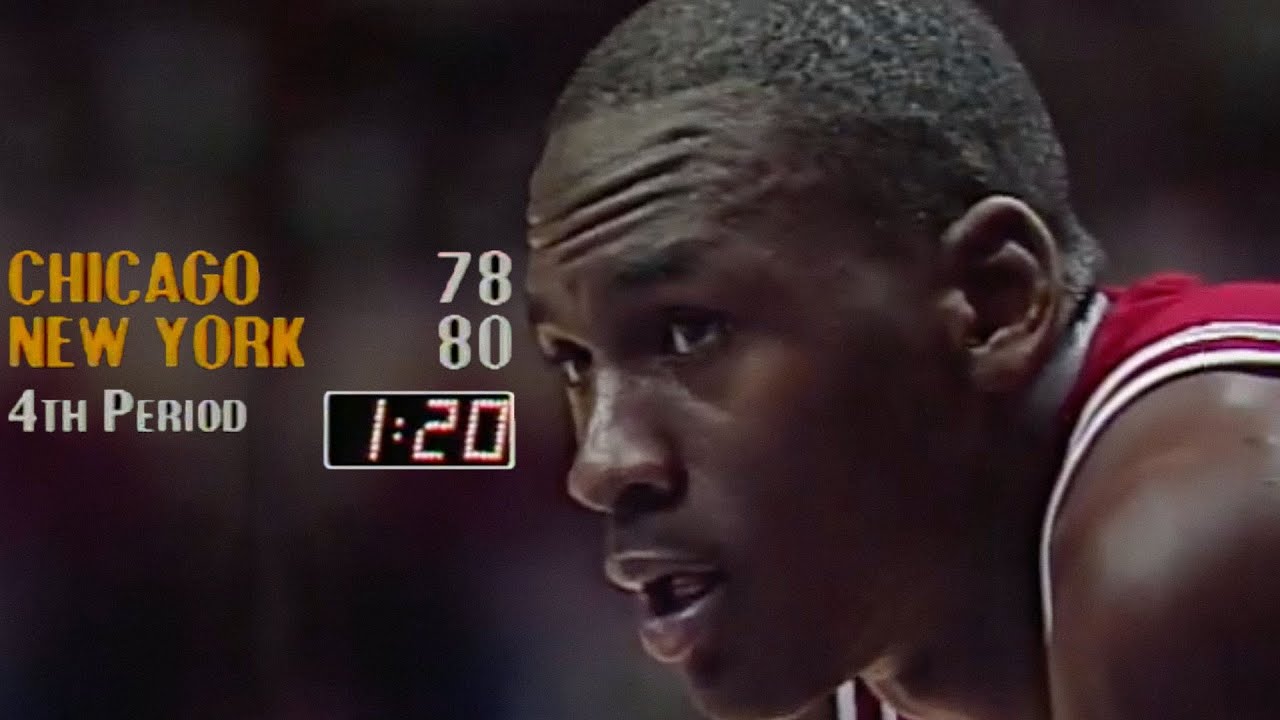 WILD 1986 CHRISTMAS ENDING MJ & The Bulls at MSG!