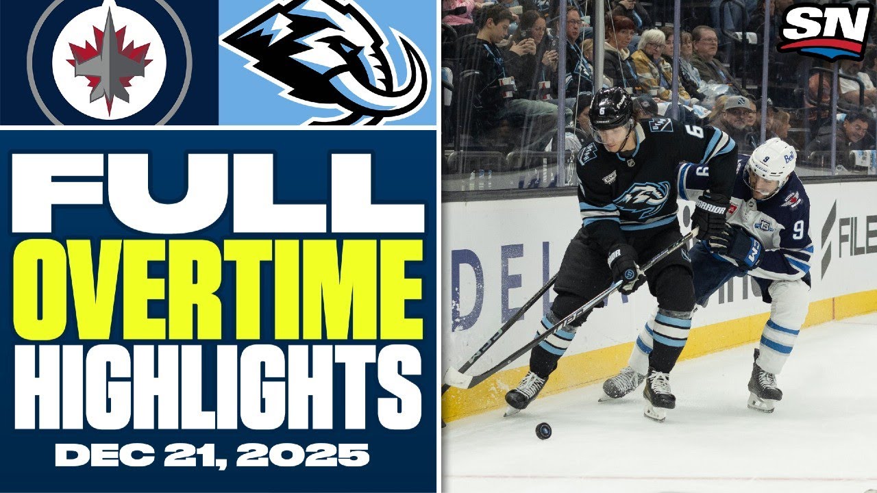 Winnipeg Jets at Utah Mammoth | FULL Overtime Highlights - December 21, 2025