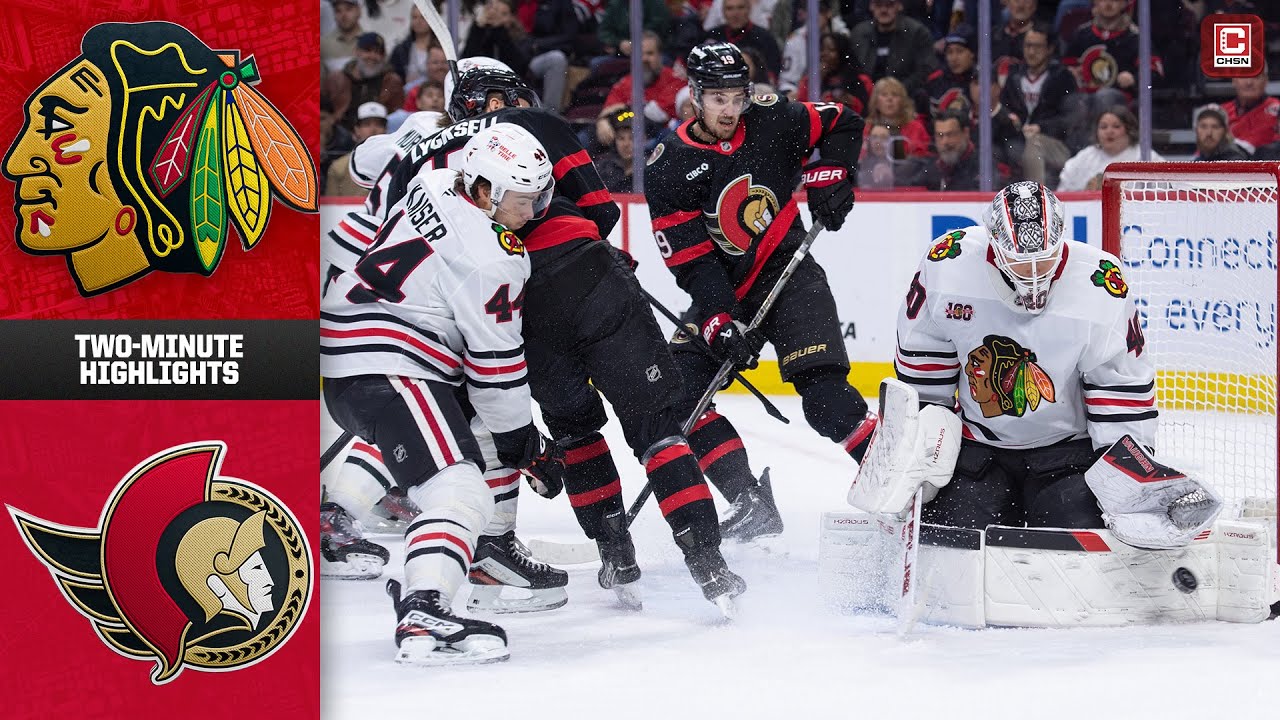 Chicago Blackhawks vs. Ottawa Senators (12/20/25) | Game Highlights | CHSN Blackhawks