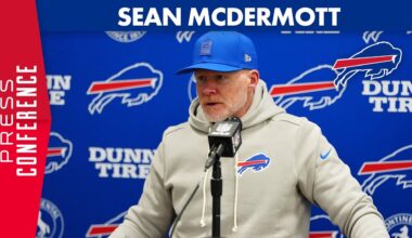 Sean McDermott: "The Guys Showed Up And Made Plays" | Buffalo Bills
