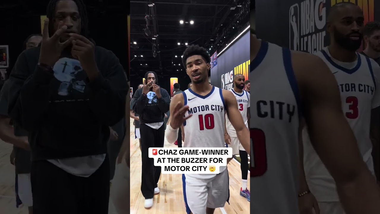 Detroit Pistons Chaz Lanier takes the game-winner at the buzzer for Motor City! 🔥