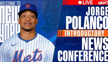 Jorge Polanco Mets Introductory News Conference