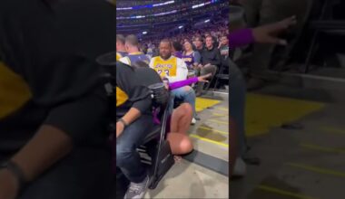 NBA Reporter Fail During Segment - Crypto.com Arena #nba #nbahighlights #lakings #funnyshorts #funny