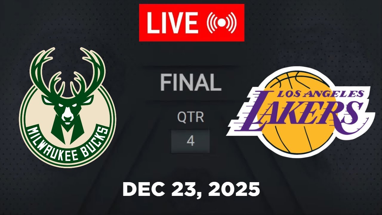 NBA LIVE! Los Angeles Lakers vs Milwaukee Bucks December 23, 2025 | 2025 NBA Season Live 2K