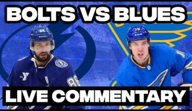Tampa Bay Lightning Vs St. Louis Blues LIVE COMMENTARY! | 2025-26 NHL Season