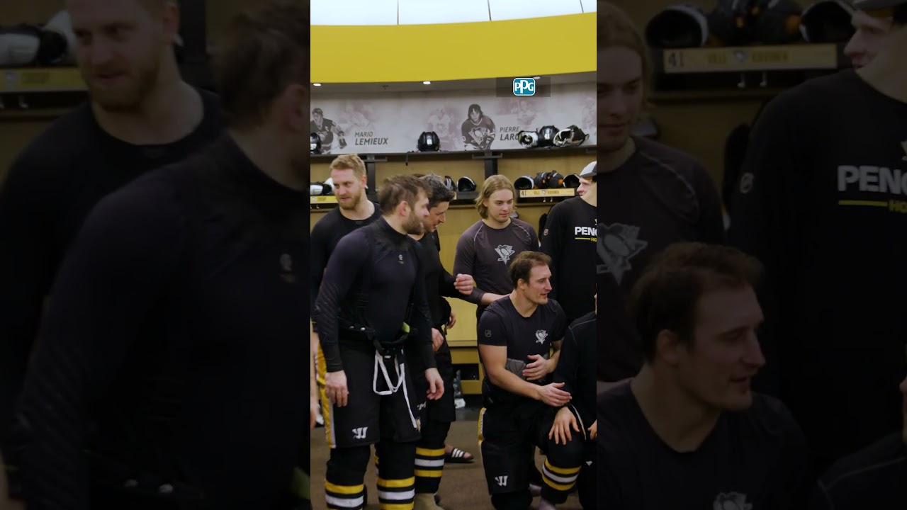 Evgeni Malkin Chirps Kris Letang
